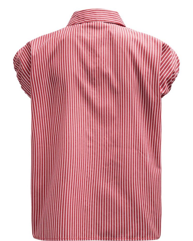NUGILLA SLEEVELESS SHIRT FIERY RED