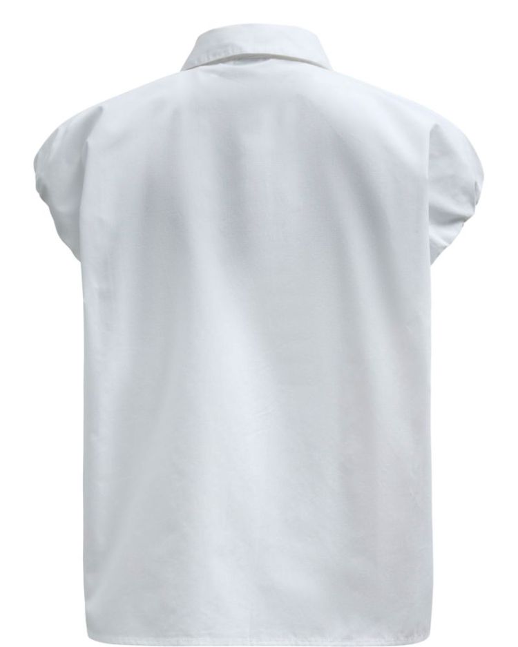 NUGILLA SLEEVELESS SHIRT BRIGHT WHITE