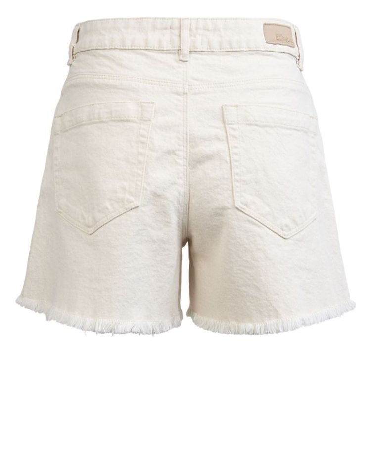 NUTORONTO HR DENIM SHORTS ECRU DENIM