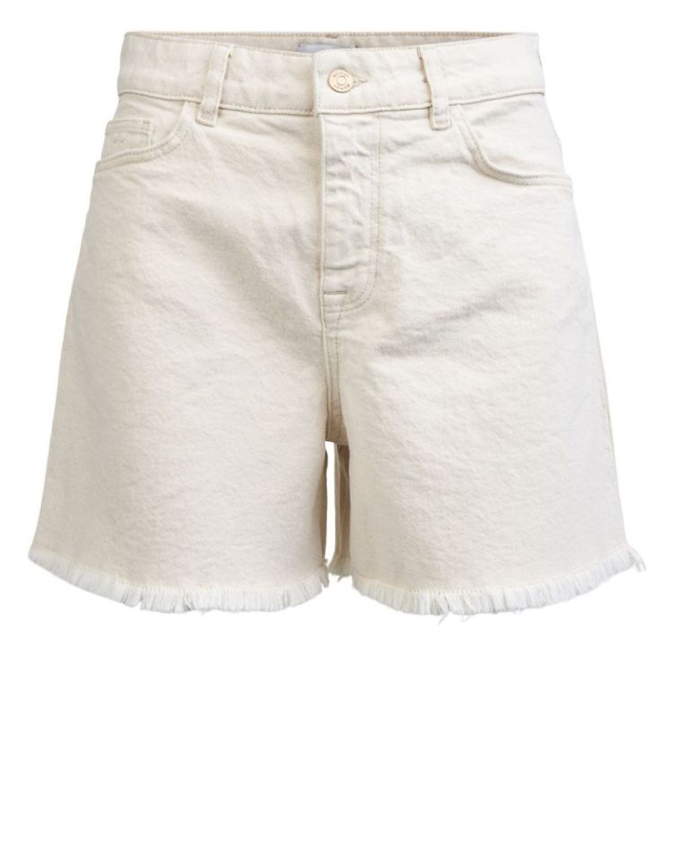 NUTORONTO HR DENIM SHORTS ECRU DENIM
