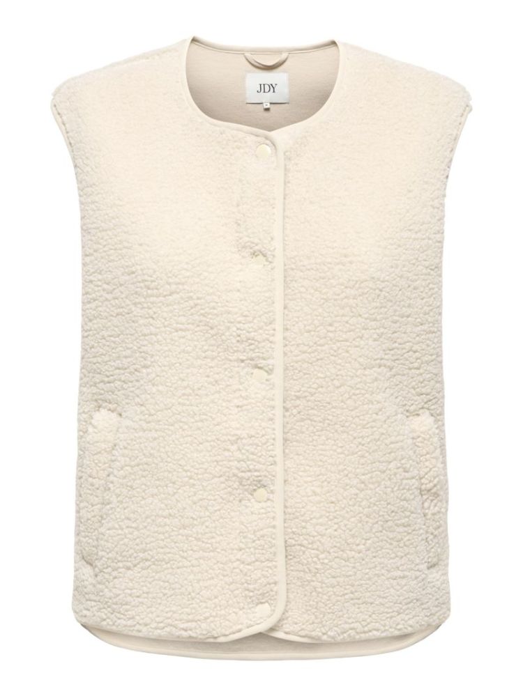 JDYSIMINA TEDDY WAISTCOAT NOOS PUMICE STONE