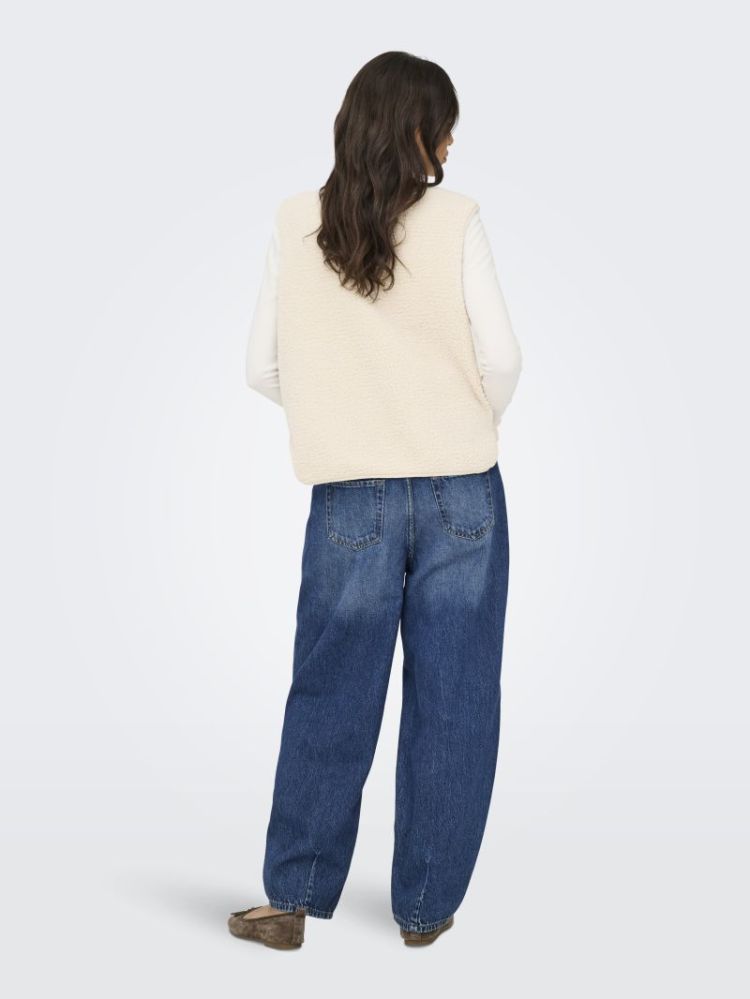 JDYSIMINA TEDDY WAISTCOAT NOOS PUMICE STONE