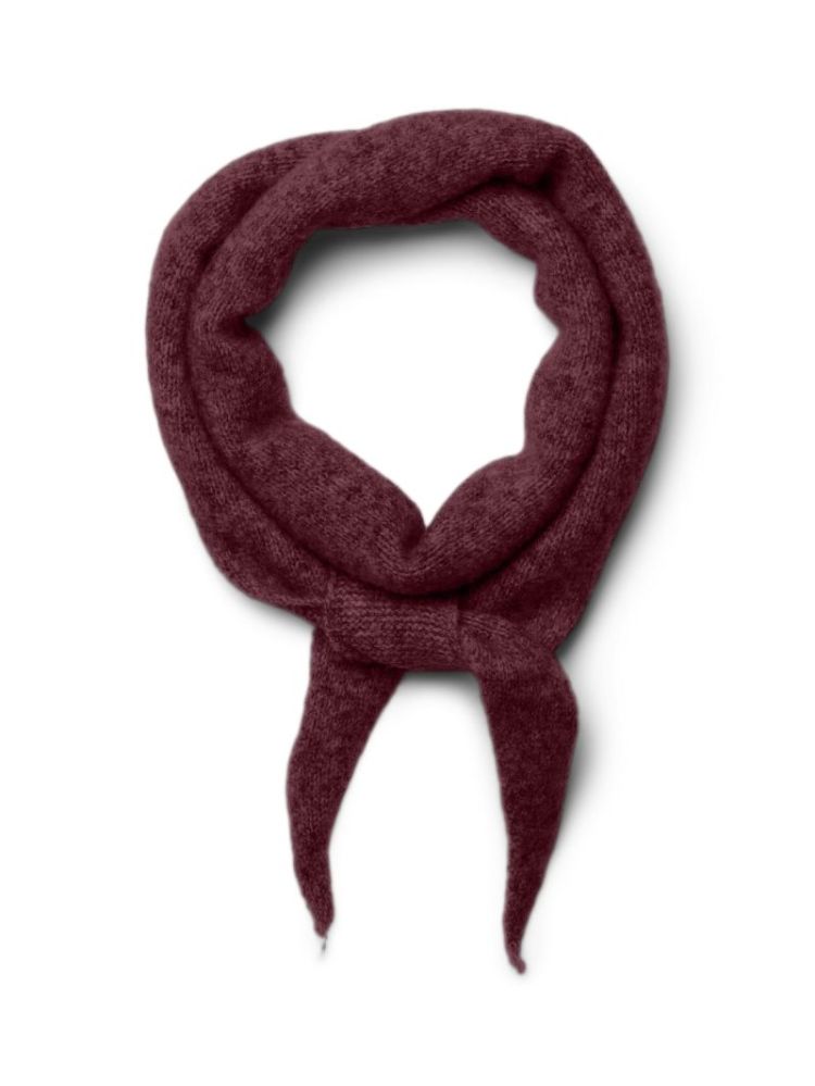 PCMINNA TRIANGLE SCARF TAWNY PORT