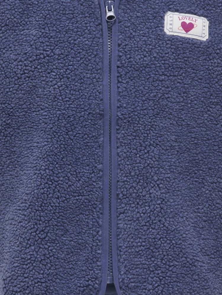KOGBABY LIFE TEDDY ZIP VEST FR BLUE INDIGO