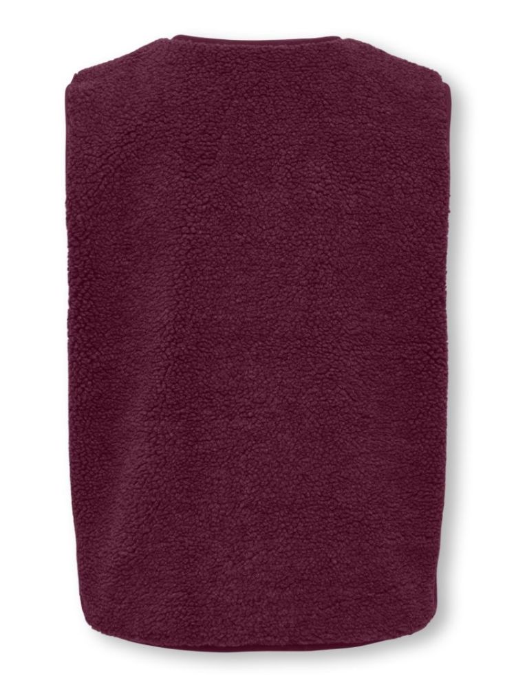 KOGBABY LIFE TEDDY ZIP VEST FR CABERNET