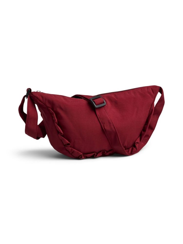 PCAMANDA FRINGES BUMBAG NEW MAROON