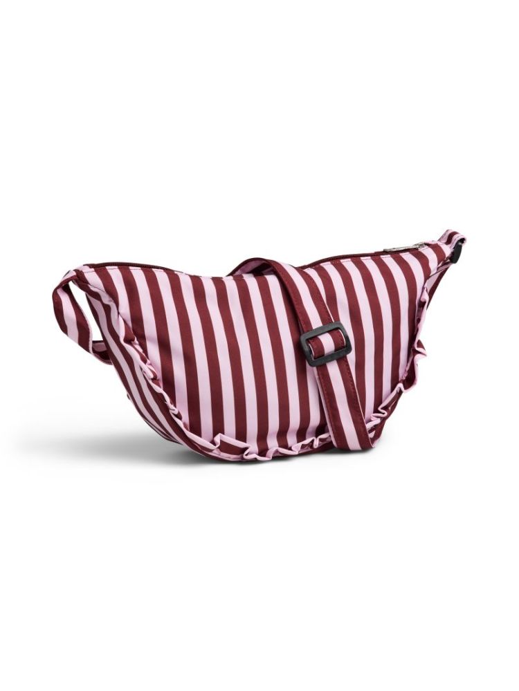 PCAMANDA FRINGES BUMBAG N MAROON/ROSEAT