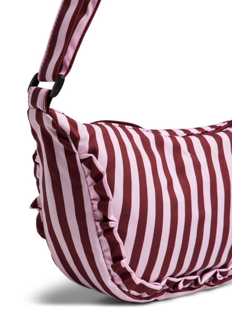 PCAMANDA FRINGES BUMBAG N MAROON/ROSEAT