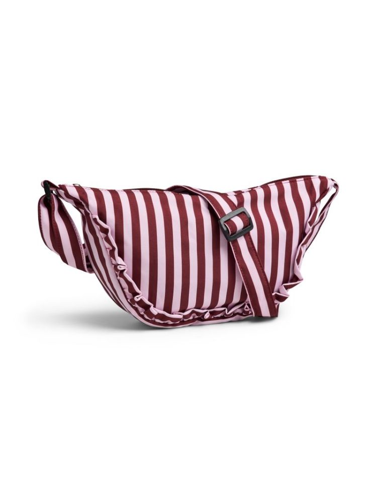 PCAMANDA FRINGES BUMBAG N MAROON/ROSEAT