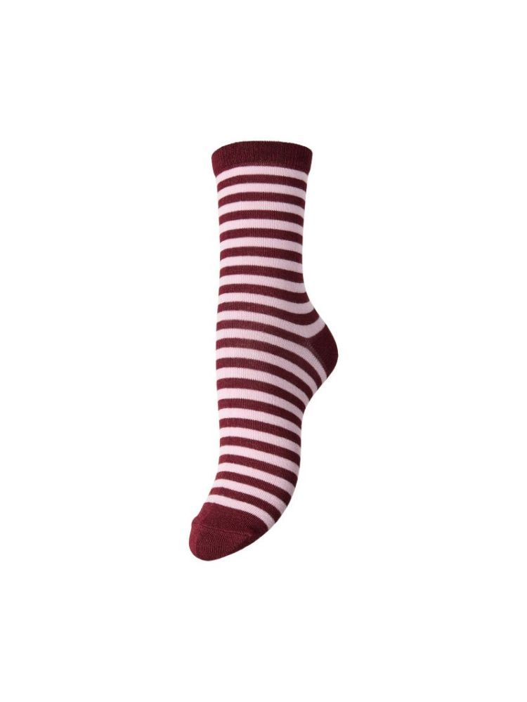PCMARIA SOCKS NEW MAROON ROSE