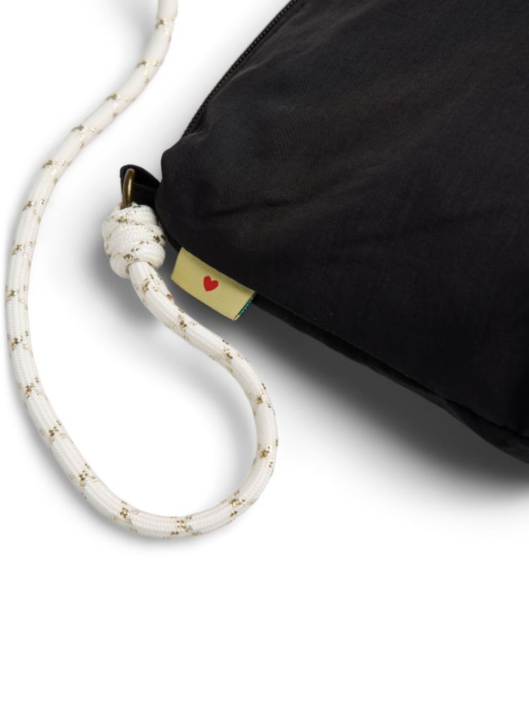 PCMALENE ROPE CROSS BODY BLACK