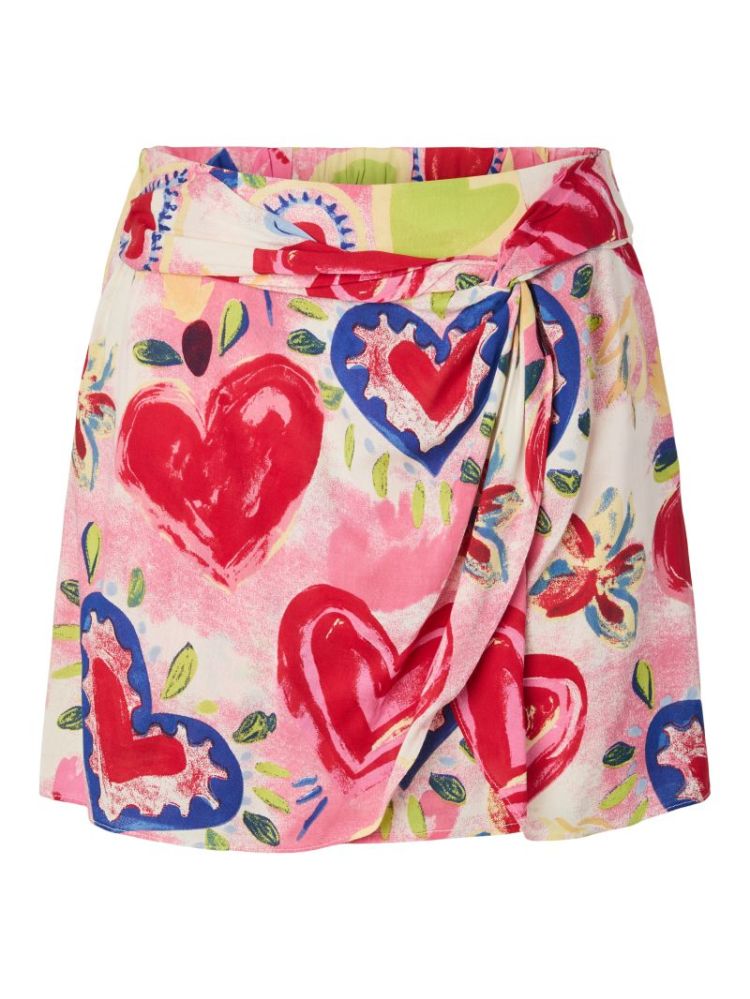 PCNYA MW SHORT SKIRT ROSEATE SPOONBI