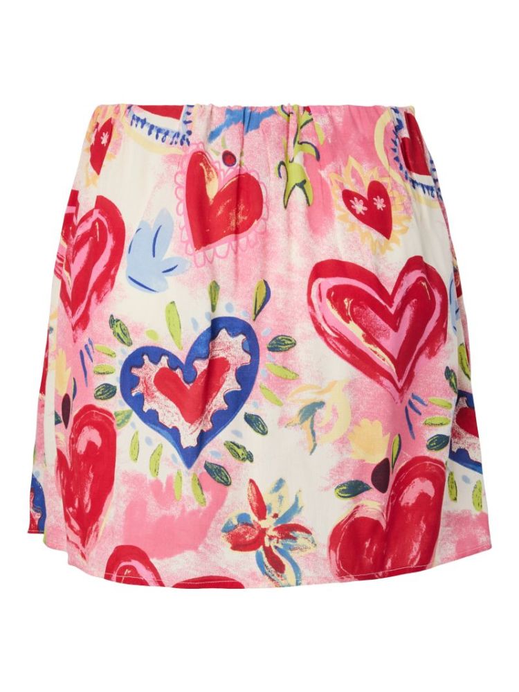 PCNYA MW SHORT SKIRT ROSEATE SPOONBI