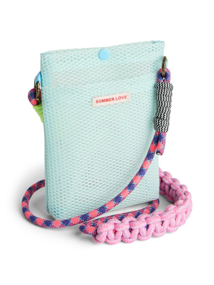 PCMILKA MESH PHONE BAG LIME SHERBET