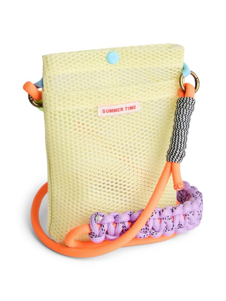 PCMILKA MESH PHONE BAG PALE BANANA