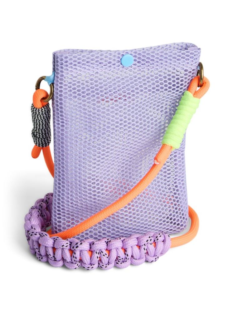 PCMILKA MESH PHONE BAG PASTEL LILAC AZ