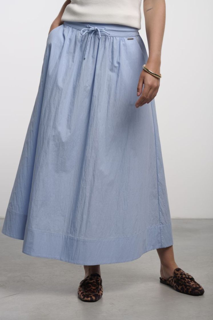 A-LINE SKIRT LIGHT BLUE