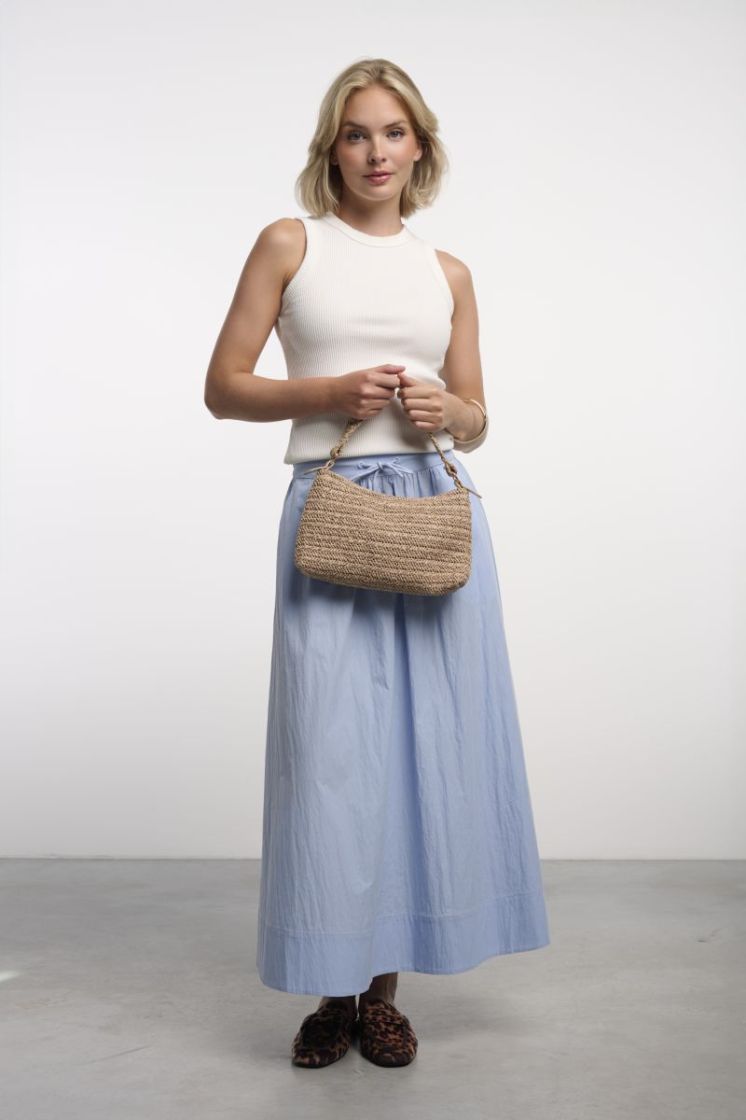 A-LINE SKIRT LIGHT BLUE