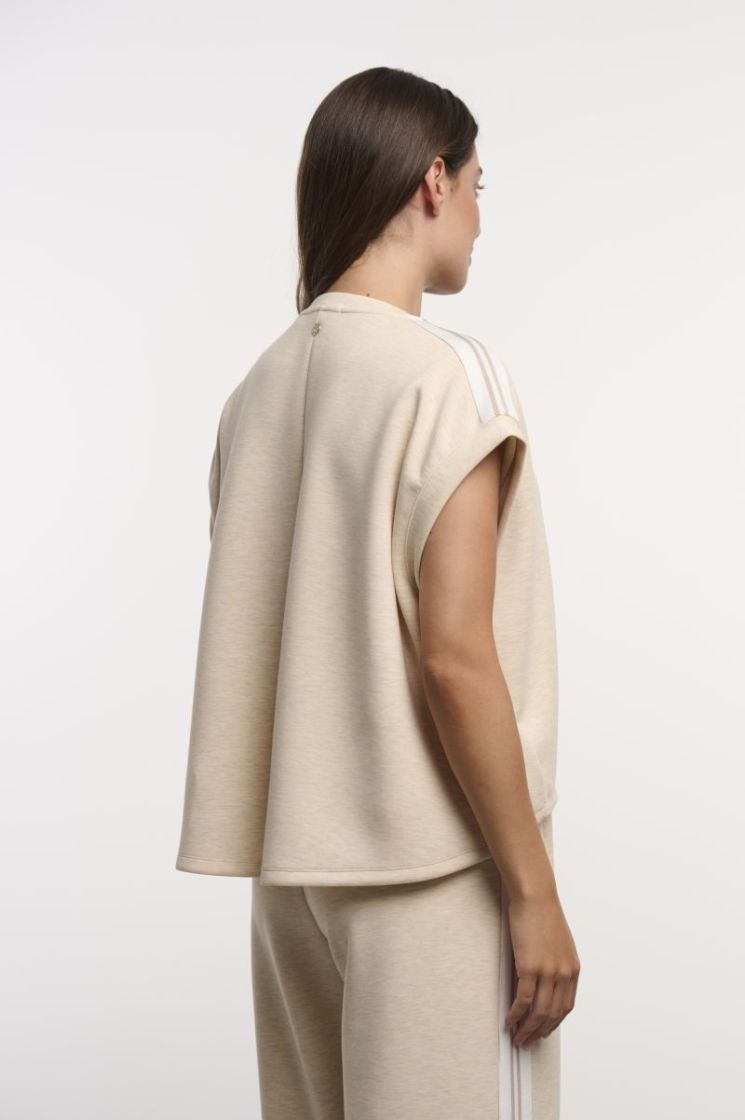 TOP WITH SHORT SLEEVES  BIRCH