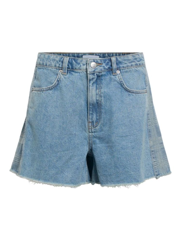 OBJHIGMA MW LO DENIM SHORTS LIGHT BLUE