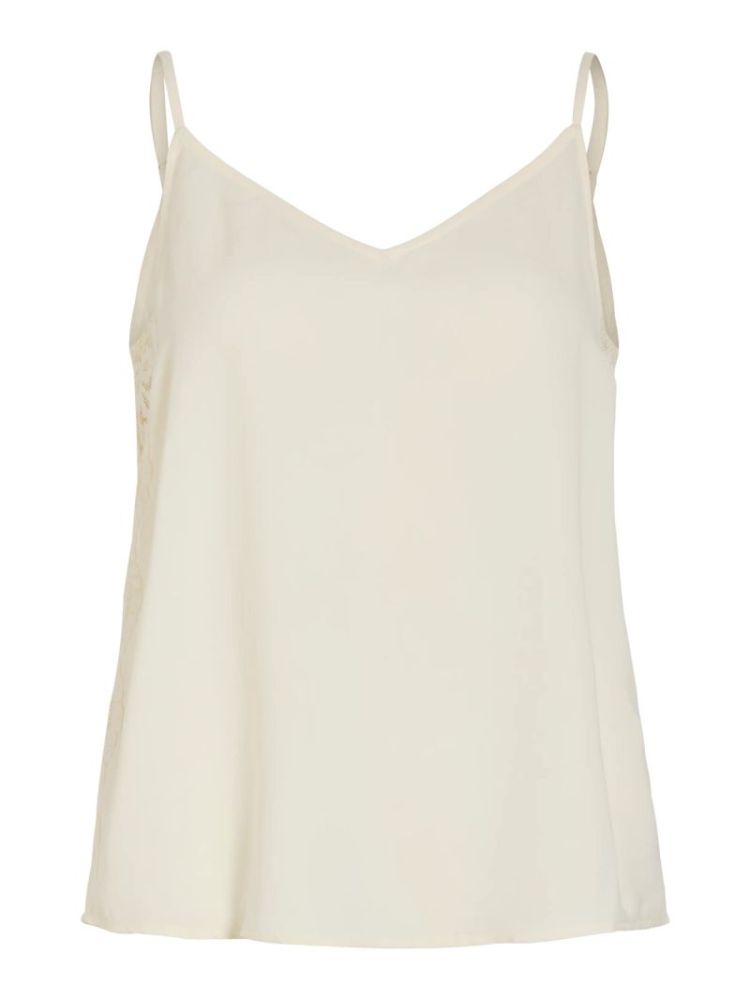 VIGUNDA V-NECK SINGLET BIRCH