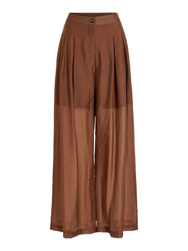VITENJARI HW WIDE FIT PANTS TIRAMISU