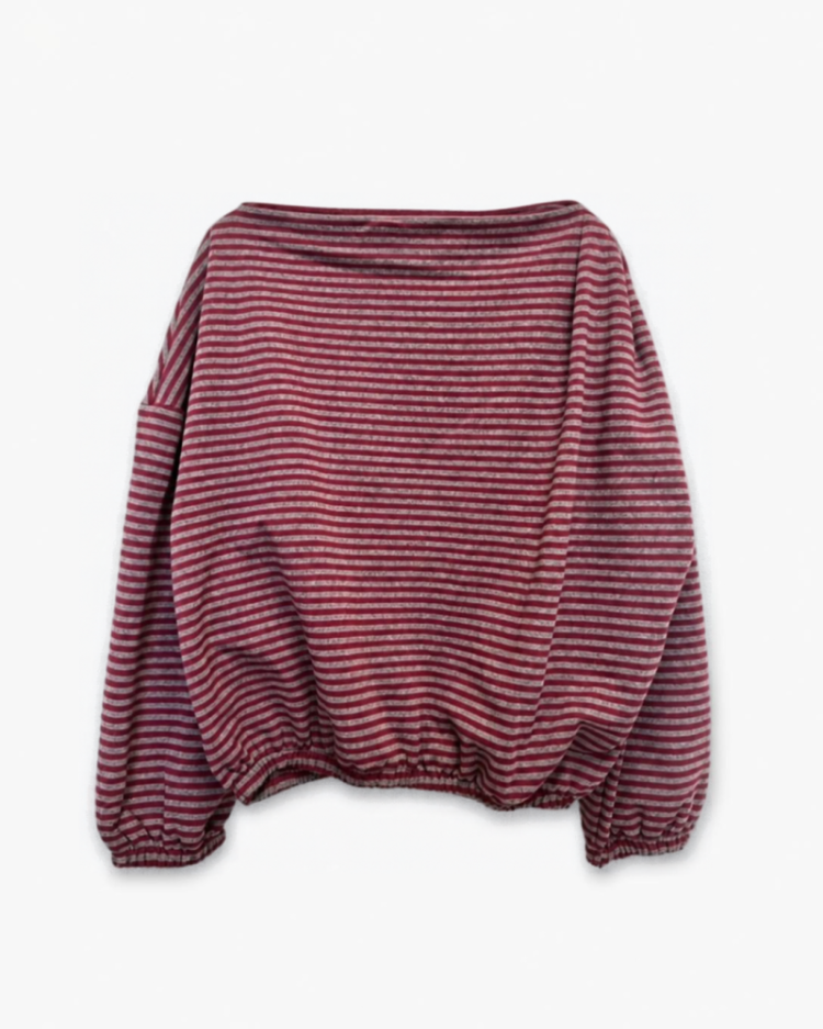 T SHIRT STRIPE GRIS