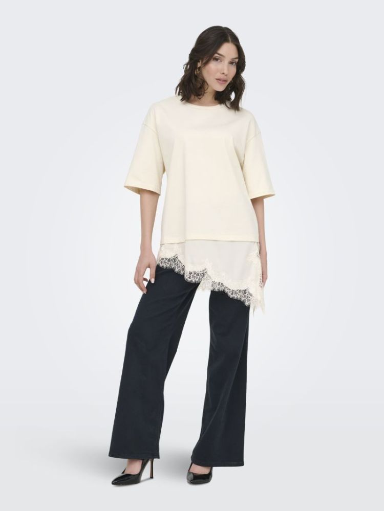 JDYALMA LACE DETAIL EGRET   