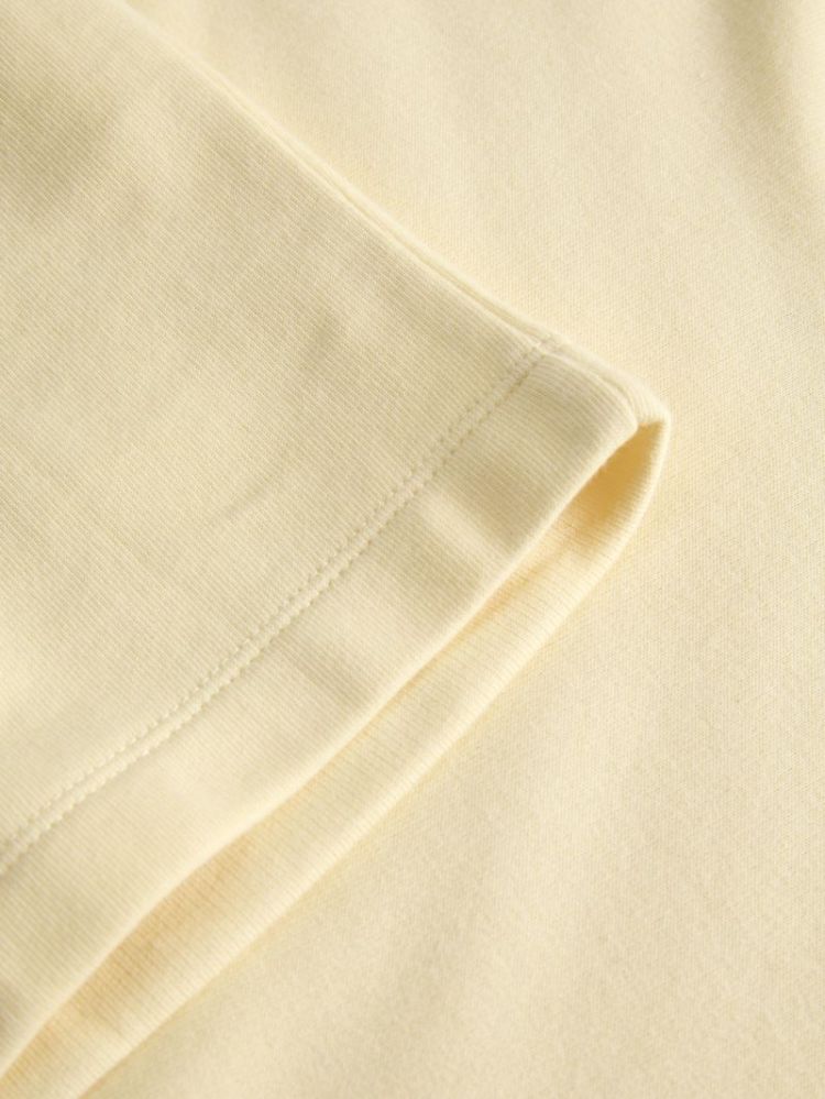 JXALFA SS CROP TEE PASTEL YELLOW