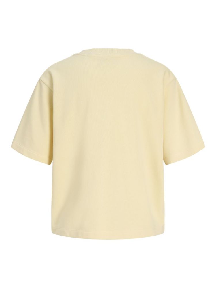 JXALFA SS CROP TEE PASTEL YELLOW