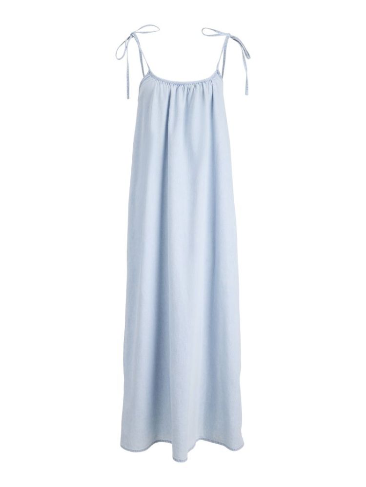 JXLAINEY LONG SL DRESS BLUE DENIM