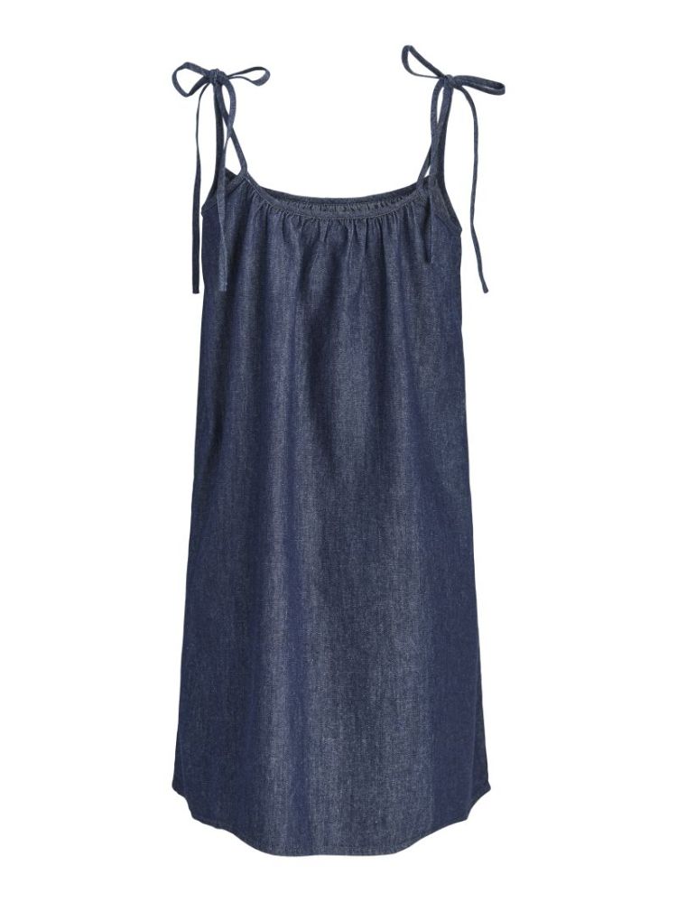 JXMILLE SHORT SL DRESS BLUE DENIM