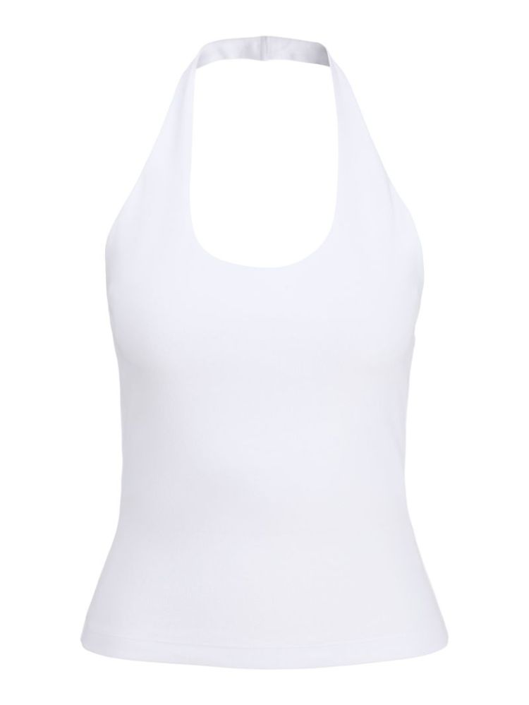 JXORA SL HALTERNECK TOP BRIGHT WHITE