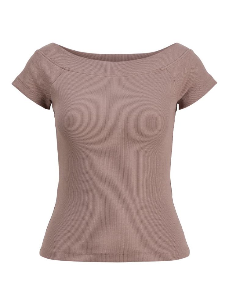 JXFRANCESS CAP SL BOATNECK TOP ANTLER