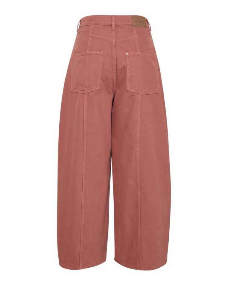 MSCHLOA ELA HW BOXY WIDE ANKLE MARSALA WASH