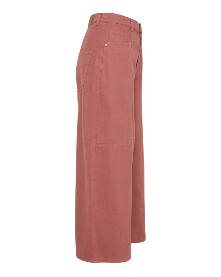 MSCHLOA ELA HW BOXY WIDE ANKLE MARSALA WASH
