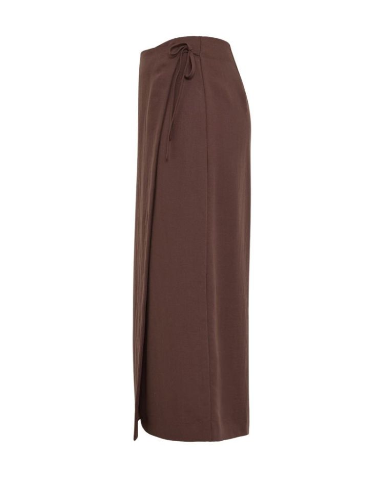 MSCHGIA FRANCISKA HW WRAP SKIR COFFEE MELANGE