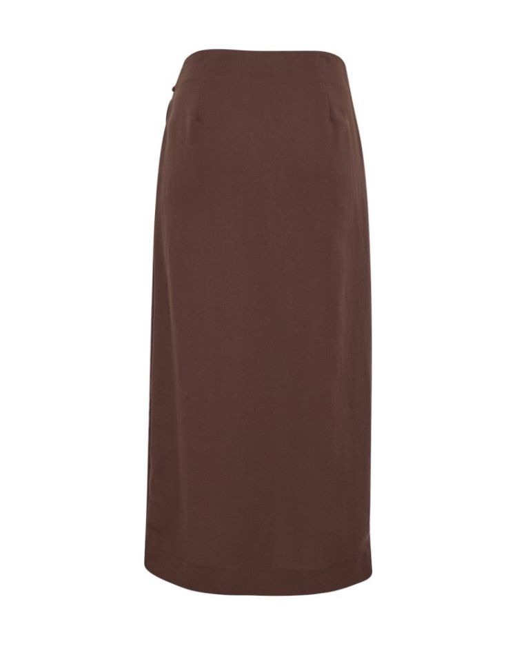 MSCHGIA FRANCISKA HW WRAP SKIR COFFEE MELANGE