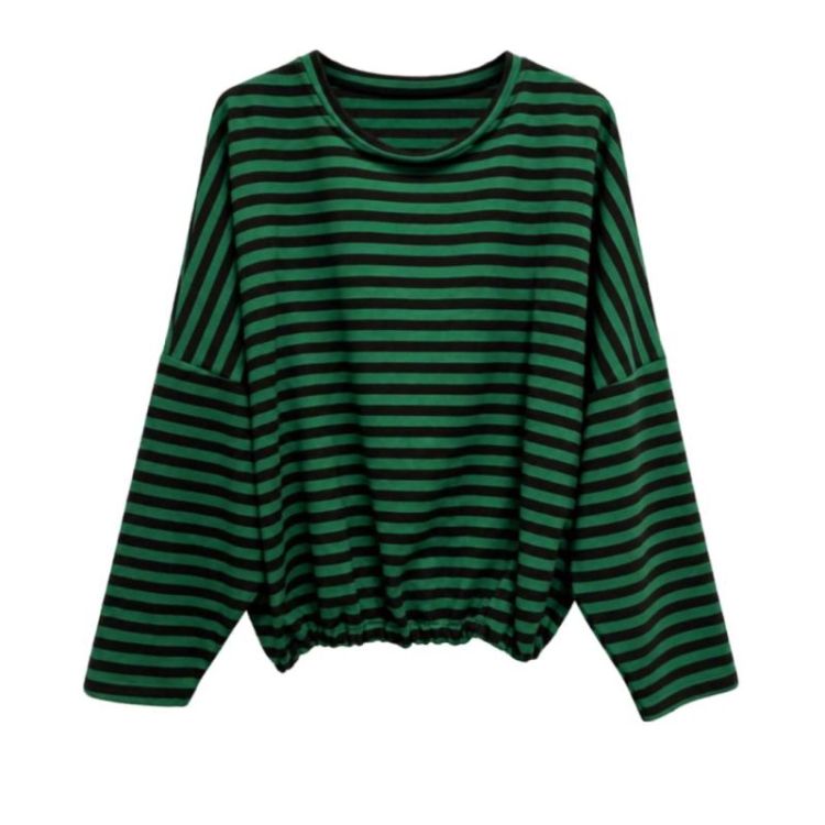 SWEATER STRIPED GREEN STRIPE